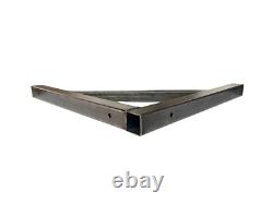 Metal Reinforced Shelf Bracket Box Section Mild Steel Heavy Duty UKMADE FREE PP