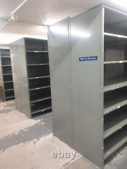 Metal heavy duty warehouse shelving system