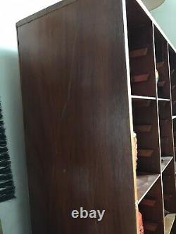 Mid-Century Sectional Bookcase Pigeonhole University Artists Display Unit OFFER