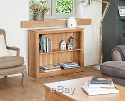 Mobel Oak Low Bookcase Baumhaus Solid Oak