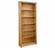 Modern Wooden 6-tier Bookcase Oak 80x22.5x180 Cm Display Magazines Documents