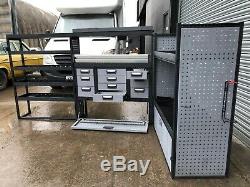 Modul System Metal Van Racking Shelving Storage Heavy Duty Commercial Set
