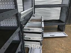 Modul System Metal Van Racking Shelving Storage Heavy Duty Commercial Set