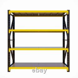 New Heavy Duty Office Storage Garage Racking 2m H x 0.6m D x 2m L Metal Shelving