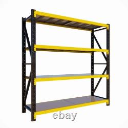 New Heavy Duty Office Storage Garage Racking 2m H x 0.6m D x 2m L Metal Shelving