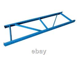New Heavy Duty Shelving Bay 2m H x 4m L x 60cm D Double Bay Blue and Orange