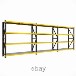 New Heavy Duty Shelving Bay Boltless Shelf Metal Garage Office Home Storage New Heavy Duty Shelving Bay Boltless Shelf Metal Garage Office Home Storage