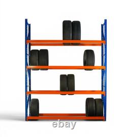 New Heavy Duty Tyre Racking Storage 3m H x 2m W x 550mm D Garage MOT Workshop UK