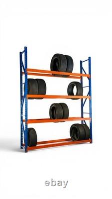 New Heavy Duty Tyre Racking Storage 3m H x 2m W x 550mm D Garage MOT Workshop UK