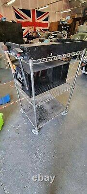 Nexel Chrome Wire Heavy Duty Tool Trolley With Halfords Tool Chest USA