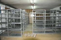 OVER 60' Warehouse Racking Shelving Heavy Duty Metal Available until Mid Aug