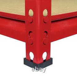 Pack of 3 Garage Shelving Unit 5 Tier Heavy Duty Rack for