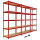 Pack Of 3 Garage Shelving Unit 5 Tier Heavy Duty Rack For Storage Steel