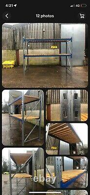 Pallet Racking Heavy-Duty 2m height x 3m width X 1100 two levels with wood