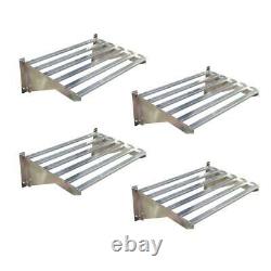 Palram Greenhouse Shelving Bundle Heavy Duty Galvanized Steel Modular 4-Piece