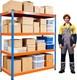 Professional Heavy-duty Garage Shelving Unit 4-tier Boltless Steel Storage
