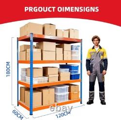 Professional Heavy-Duty Garage Shelving Unit 4-Tier Boltless Steel Storage