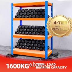 Professional Heavy-Duty Garage Shelving Unit 4-Tier Boltless Steel Storage