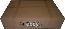 QUALIZE Heavy Duty Two Shelf Industrial Polypropylene Utility Push Cart 16 x 30