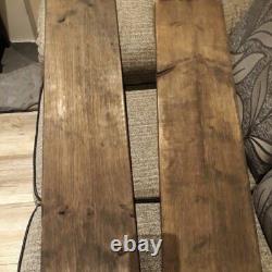 RECLAIMED Scaffold Boards Rustic Shelves Industrial Shelf 19.5cm x 4.4cm