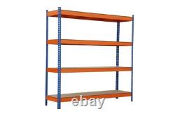 RISI Heavy Duty Shelving Storage Unit 180x45x183cm 400kg Per Shelf Garage Home