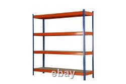 RISI Heavy Duty Shelving Storage Unit 180x45x183cm 400kg Per Shelf Garage Home