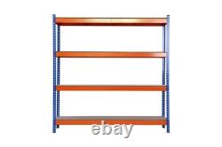 RISI Heavy Duty Shelving Storage Unit 180x45x183cm 400kg Per Shelf Garage Home