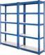 Racking Solutions 2 Bay Heavy Duty Steel Shelving Unit 150kg Per Shelf 5 Levels