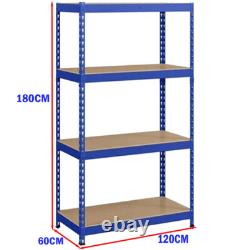 Racking Solutions Heavy Duty Racking Shelving Unit 4 Tiers 275KG UDL per Shelf