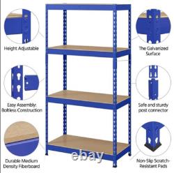 Racking Solutions Heavy Duty Racking Shelving Unit 4 Tiers 275KG UDL per Shelf