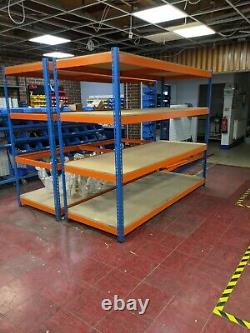 Rapid 1 Racking 4-Tier Heavy Duty Warehouse Racking (600kg per shelf)