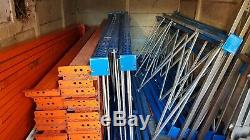 Rapid racking heavy duty shelving 4m long complete with ply boarding