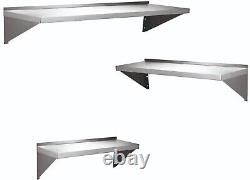 Real Heavy Duty Stainless Steel Shelves, Commercial Kitchen Wall Shelf