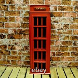 Retro Style London Telephone box Cd Dvd storage cabinet up to 100 cds
