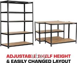 Rhino Racking 5 Tier Heavy Duty Garage Shelving Unit 200kg Load Weight Per