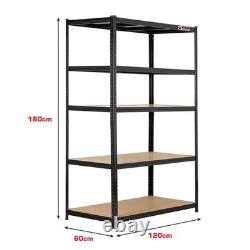 Rhino Racking 5 Tier Heavy Duty Garage Shelving Unit 200kg Load Weight Per Shelf