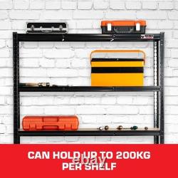 Rhino Racking 5 Tier Heavy Duty Garage Shelving Unit 200kg Load Weight Per Shelf