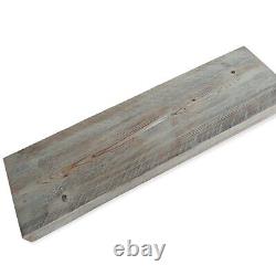Rustic Grey Washed Floating Shelf, Radiator Shelf, Chunky Shelving, Solid Wood