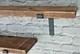 Rustic Industrial Wooden Scaffold Board Shelves +2 Brackets 4.4 Cm Thick Chunky