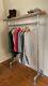 Scaffold Clothes Rail With Shelf. Scaffolding, Rustic, Industrial Wardrobe