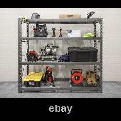 Sealey AP6572 Heavy-Duty Racking Unit with 4 Mesh Shelves 640kg Capacity Per Lev