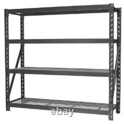 Sealey Heavy Duty Racking Unit with 4 Mesh Shelves 800Kg Capacity Per Level