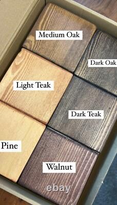 Shelf Solid Wood Scaffold Board 3.4 cm Thick +2 Brackets