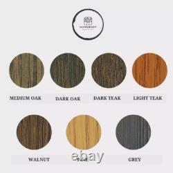 Shelf Solid Wood Scaffold Board 3.4 cm Thick +2 Brackets