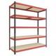 Shelving Unit 5 Tier Metal Heavy Duty Storage Shelves Racking Garage Organiser