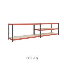 Shelving Unit 5 Tier Metal Heavy Duty Storage Shelves Racking Garage Organiser