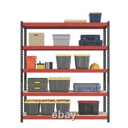 Shelving Unit 5 Tier Metal Heavy Duty Storage Shelves Racking Garage Organiser