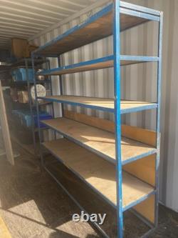 Shelving units free standing metal heavy duty, Pick Up Only. No Post