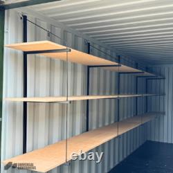 Shipping Container Shelf Brackets 3 Tier Heavy Duty Storage System