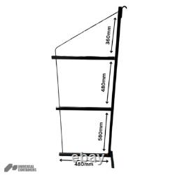 Shipping Container Shelf Brackets 3 Tier Heavy Duty Storage System